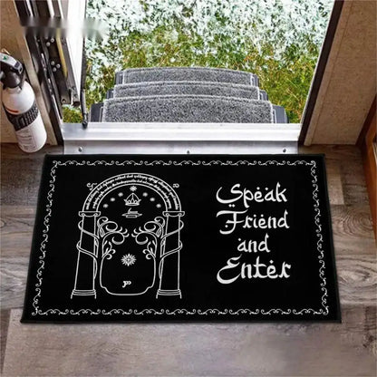 VIKAMA “Speak Friend and Enter” Welcome Doormat