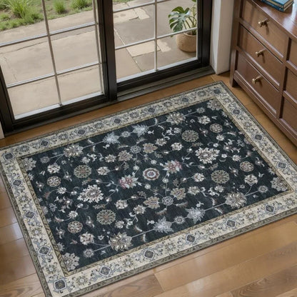 Vintage Persian Style Non-Slip Doormat