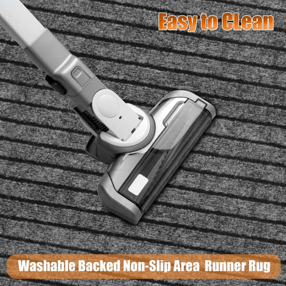 Non-slip striped kitchen and hallway mat