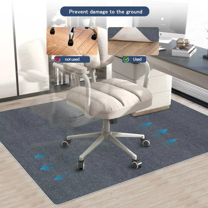 VIKAMA Study Area Stain-Resistant Chair Mat Carpet
