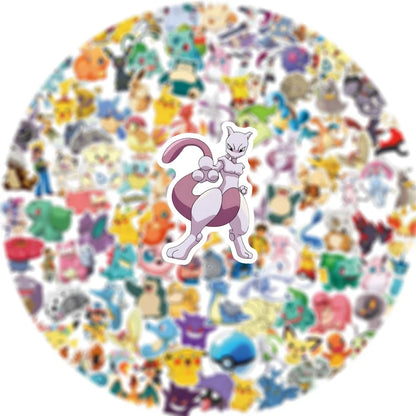 Pokemon Pikachu Waterproof Anime Sticker Set 50 200 Pieces