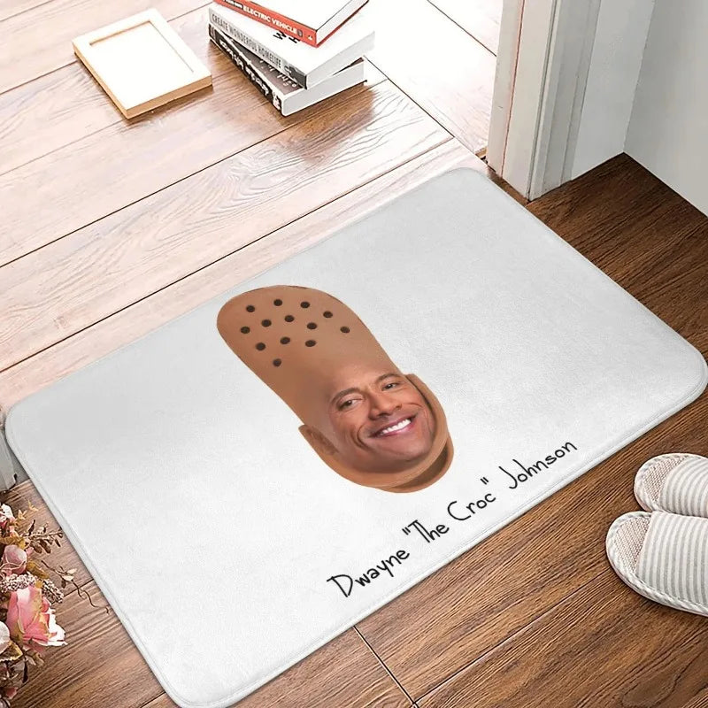 Dwayne “The Rock” Johnson Meme Doormat Anti-Slip Floor Mat Bathroom Kitchen Bedroom Rug Carpet