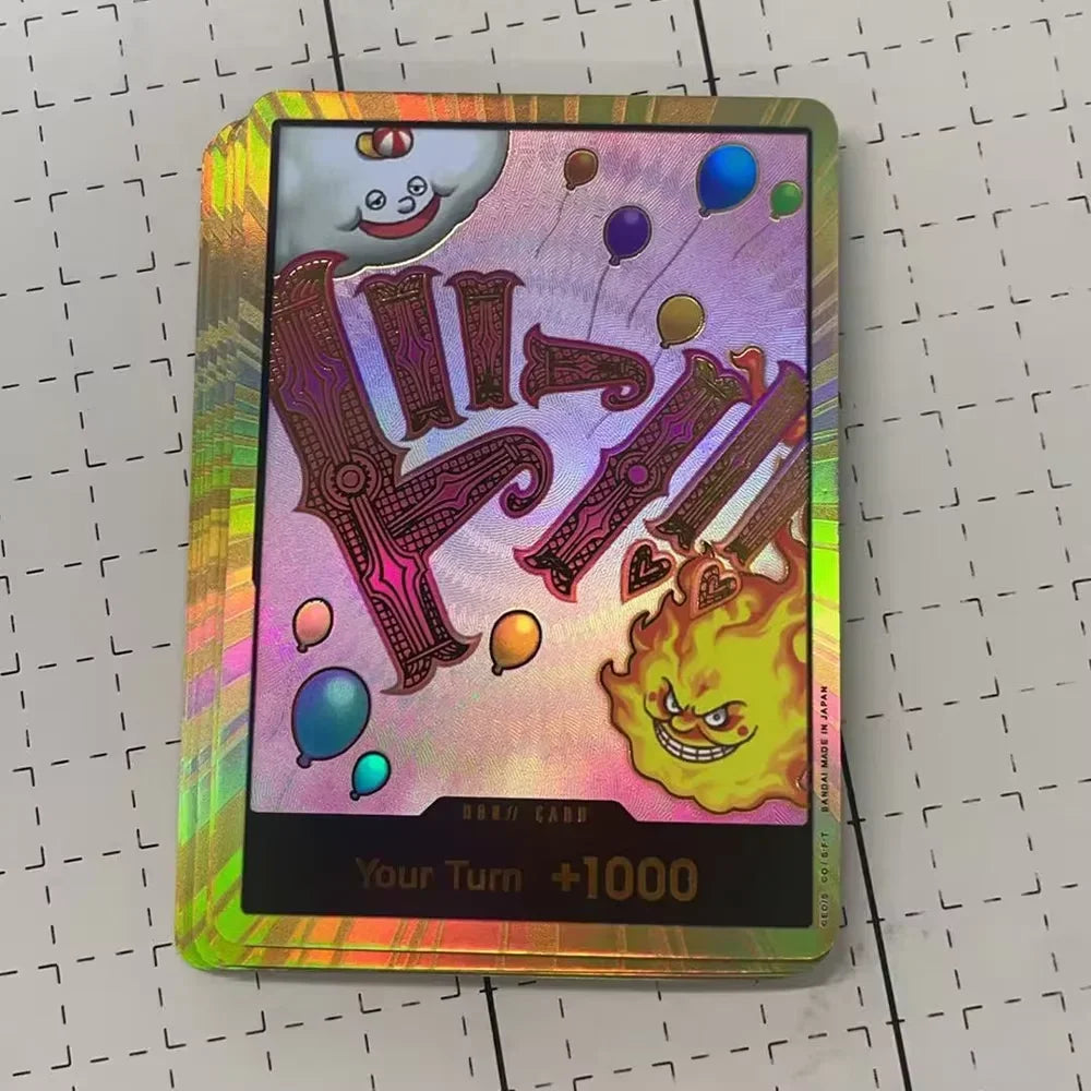 One Piece PRB01 Gold DON Super Parallel Foil Card