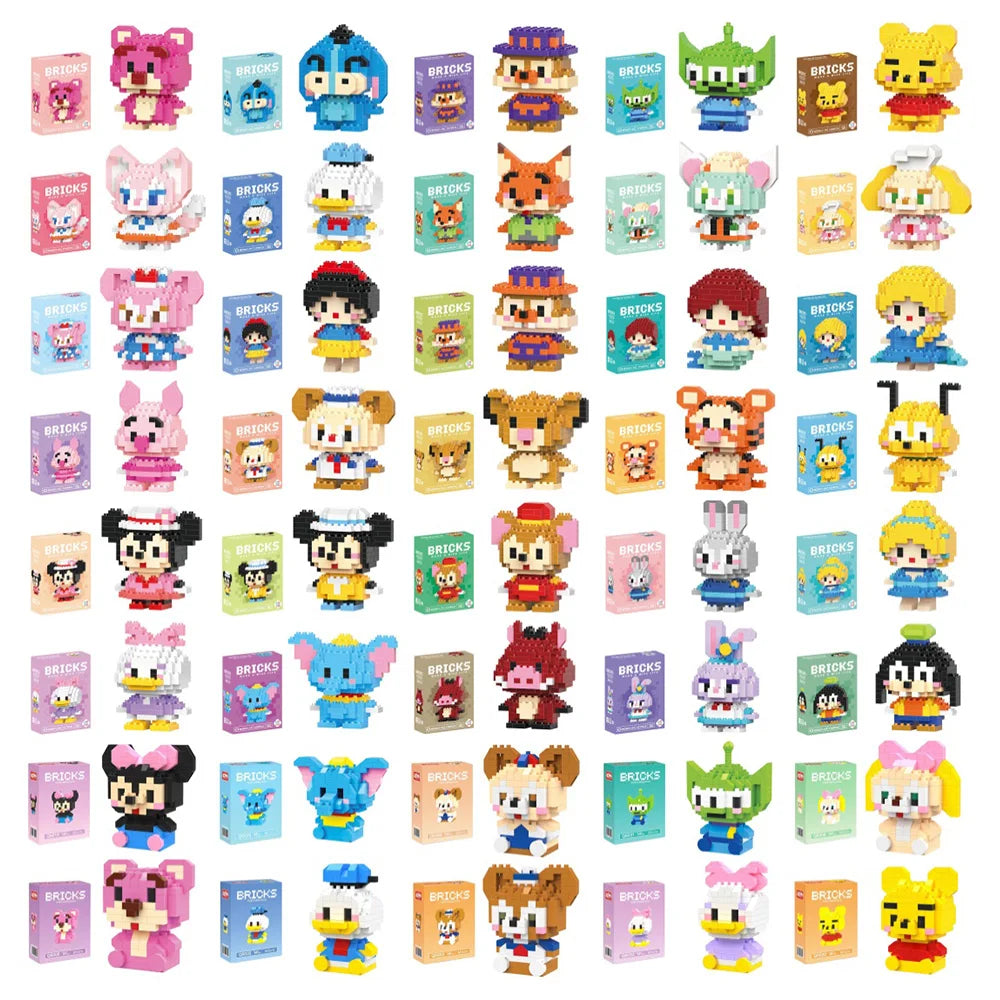Disney Stitch Mini Building Blocks Kids DIY Toy Set
