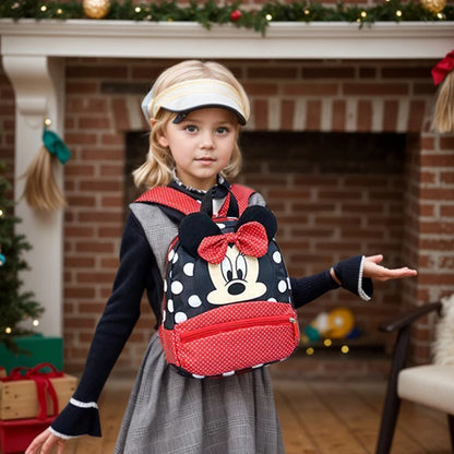 Disney Minnie Pink Kindergarten Backpack For Kids