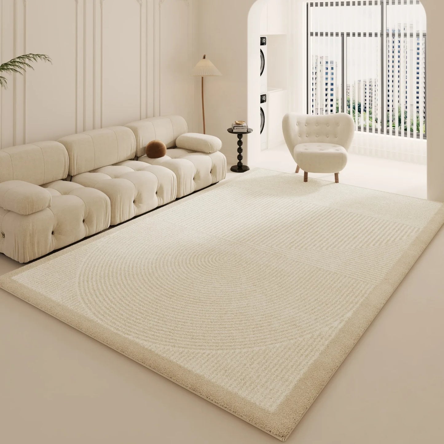 Cream Style Light Luxury Non-Slip Large Area Rug