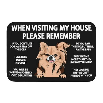 Staffordshire Bull Terrier Non-Slip Doormat Kitchen Bathroom Bedroom Balcony Entrance Floor Rug Home Decor