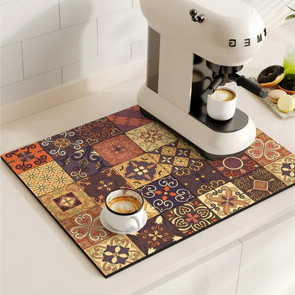 VIKAMA Diatom Coffee Kitchen Drying Mat