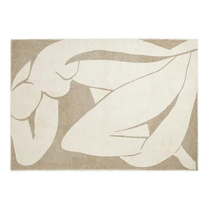Japanese Minimalist Plush Non-Slip Area Rug