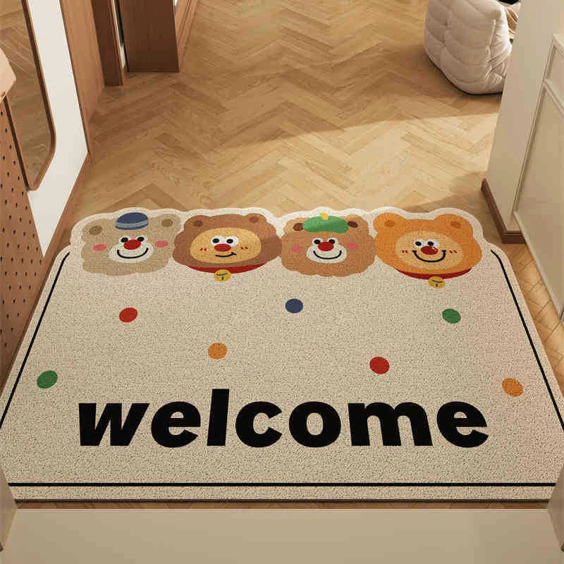 VIKAMA Cute Bear Non-Slip Carpet