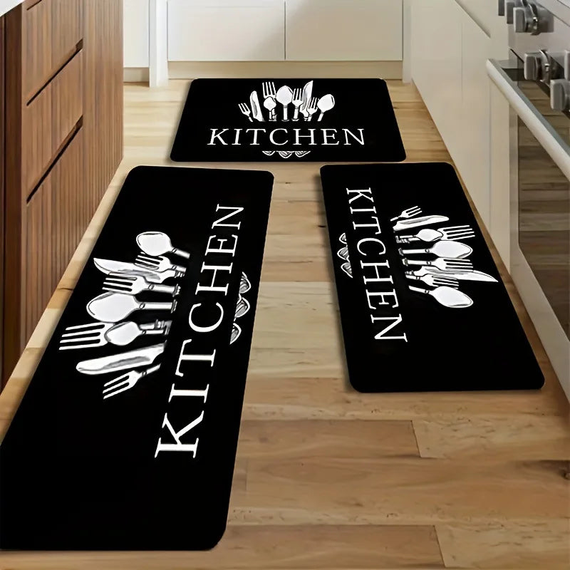 VIKAMA Kitchen Floor Mat Long Carpet Entrance Door Laundry Corridor Rug