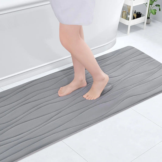 Olanly Memory Foam Absorbent Non-Slip Bath Mat