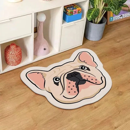 Cute Cartoon Cashmere Door Mat