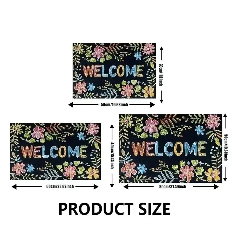 Coconut Tree Bathroom Anti-Slip Floor Mat Shower Room Absorbent Small Carpet Washbasin Rug Home Decor