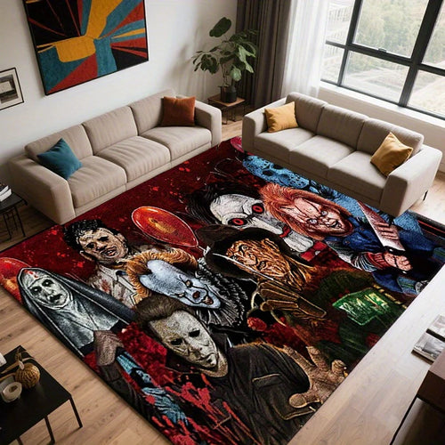 Vintage Horror Movie Character Non-Slip Area Rug