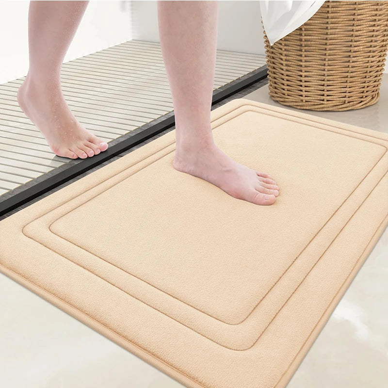 Olanly Memory Foam Soft Non-Slip Bath Mat