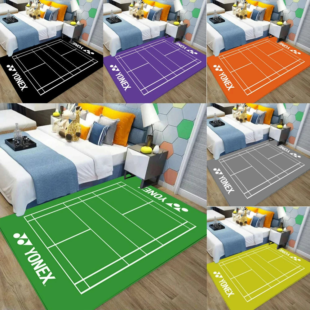 VIKAMA Badminton Sports Non-Slip Area Rug