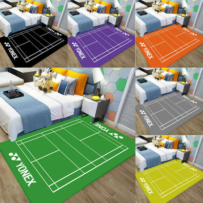 VIKAMA Badminton Sports Non-Slip Area Rug