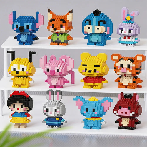 Disney Stitch Character Mini Building Blocks Toy Set