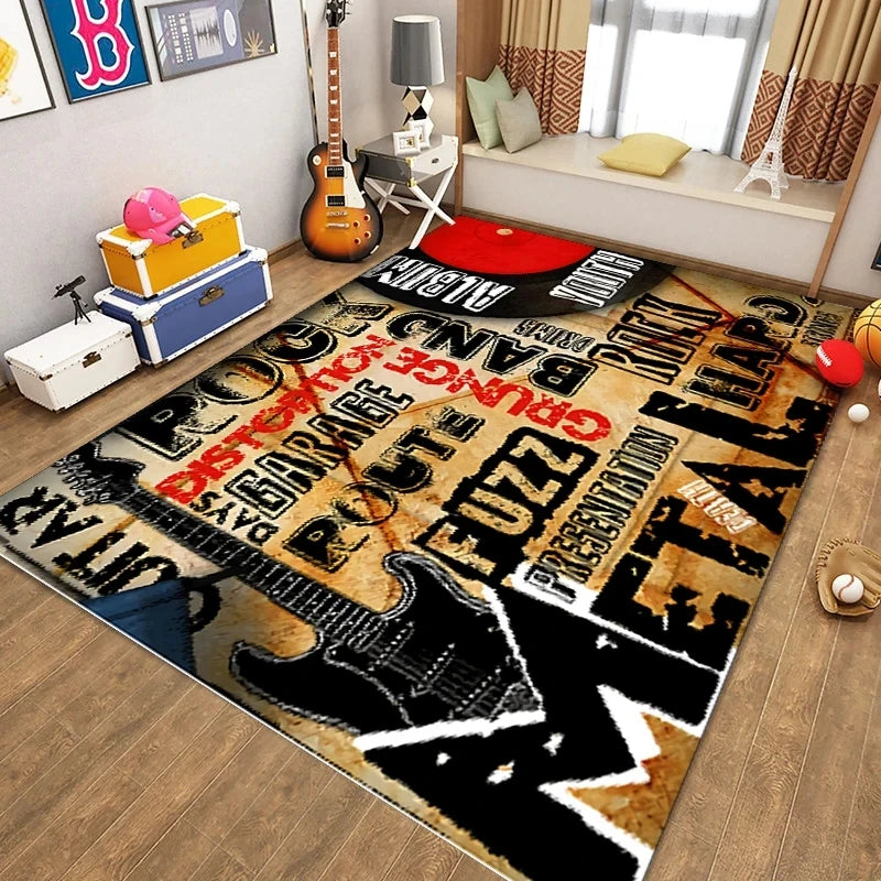 Electronic Drum Non-Slip Carpet Mat