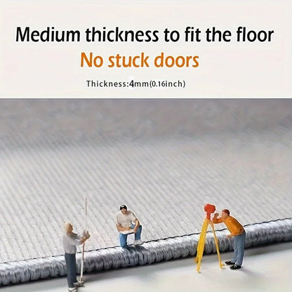VIKAMA Cartoon Floor Mat Gray Rug Non-Slip Kitchen Doormat Welcome Carpet Bedroom Living Room Home Decor