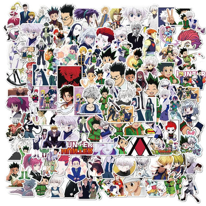 Mixed Anime Waterproof Sticker Set 100 Pieces