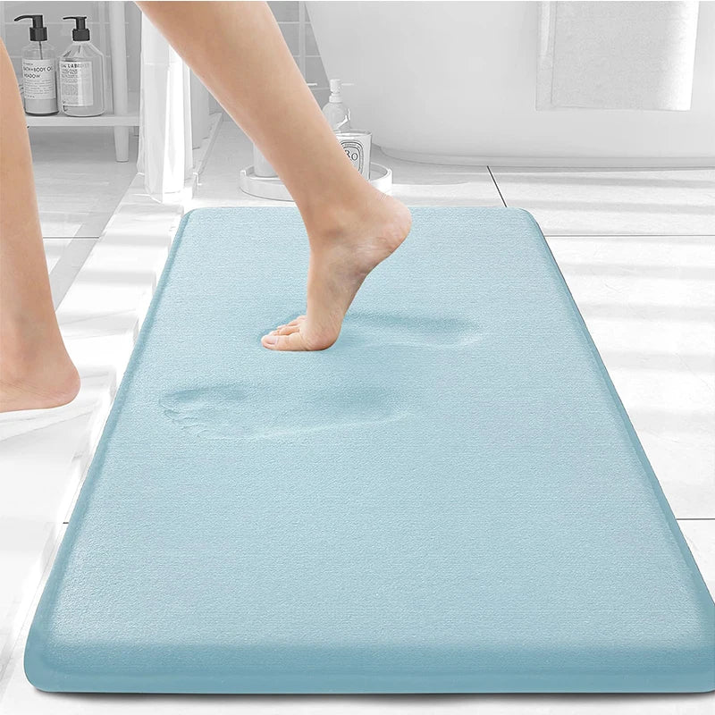 Olanly Silicone Memory Foam Non-Slip Bath Mat