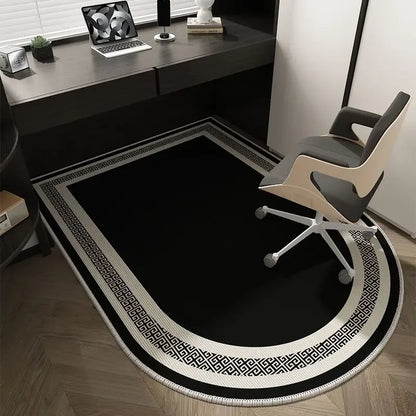 VIKAMA Computer Chair Floor Mat Non-Slip Office Swivel Chair Bedroom Carpet
