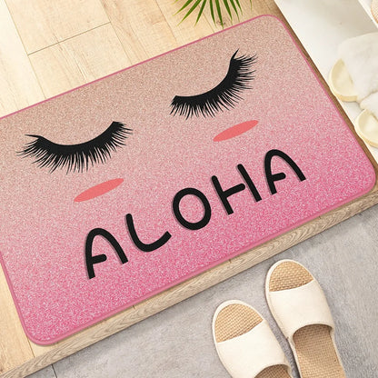 VIKAMA Eyelash Greeting Non-Slip Doormat