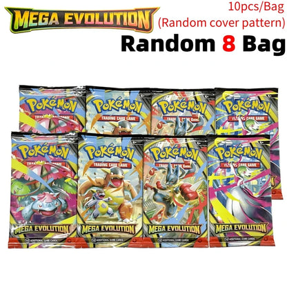 360PCS Pokemon English Booster Card Collection – Mega Evolution, Scarlet & Violet 151 Black Bolt