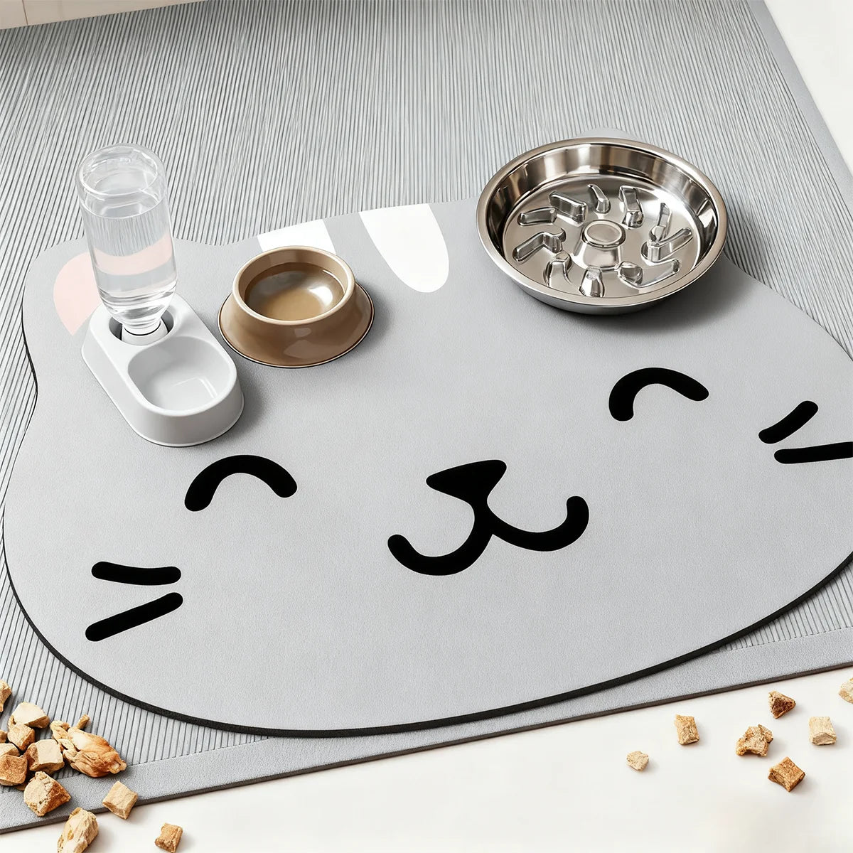 Irregular Diatom Mud Absorbent Pet Mat