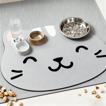 Irregular Diatom Mud Absorbent Pet Mat