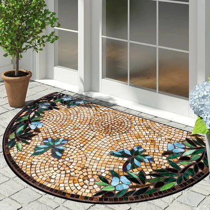 VIKAMA Semi-Circle Mosaic Entry Mat