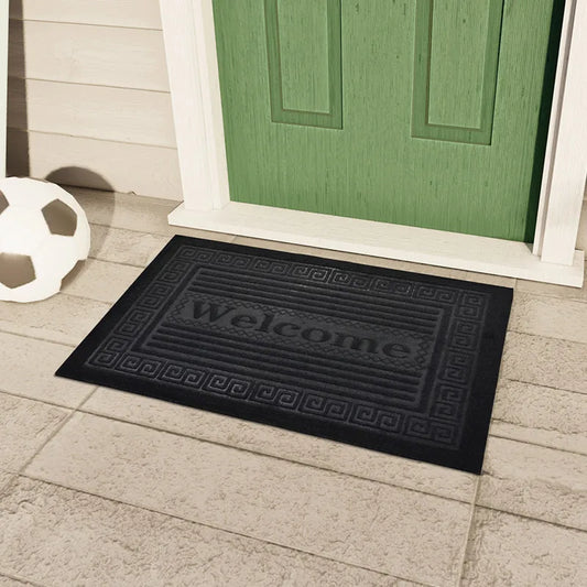 Dust-Proof Entrance Welcome Mat Comfortable Non-Slip Door Rug High-Traffic Shoe Scraper Autumn Winter Home Decor