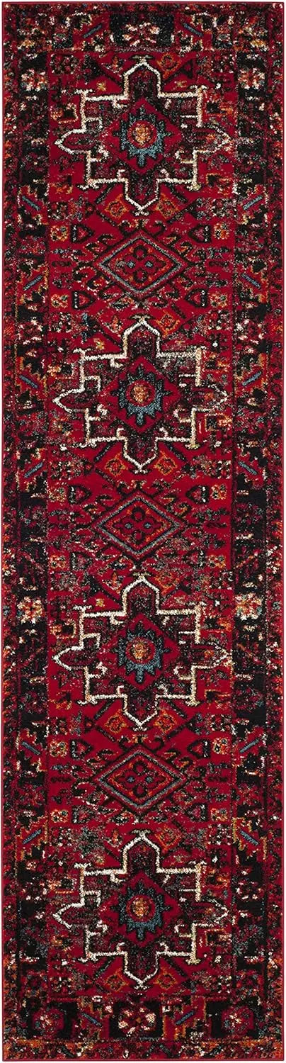 Bohemian Persian Geometric Runner Rug