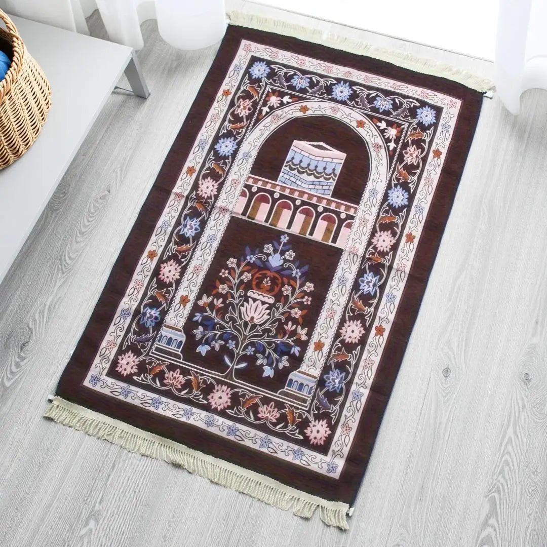 Soft padded portable prayer rug