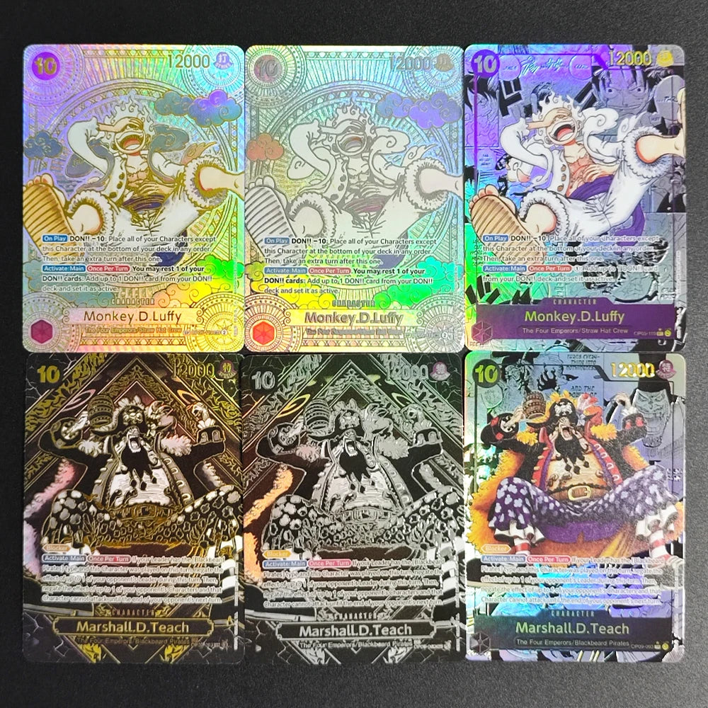 One Piece Gold Manga Luffy Teach SEC Card Set