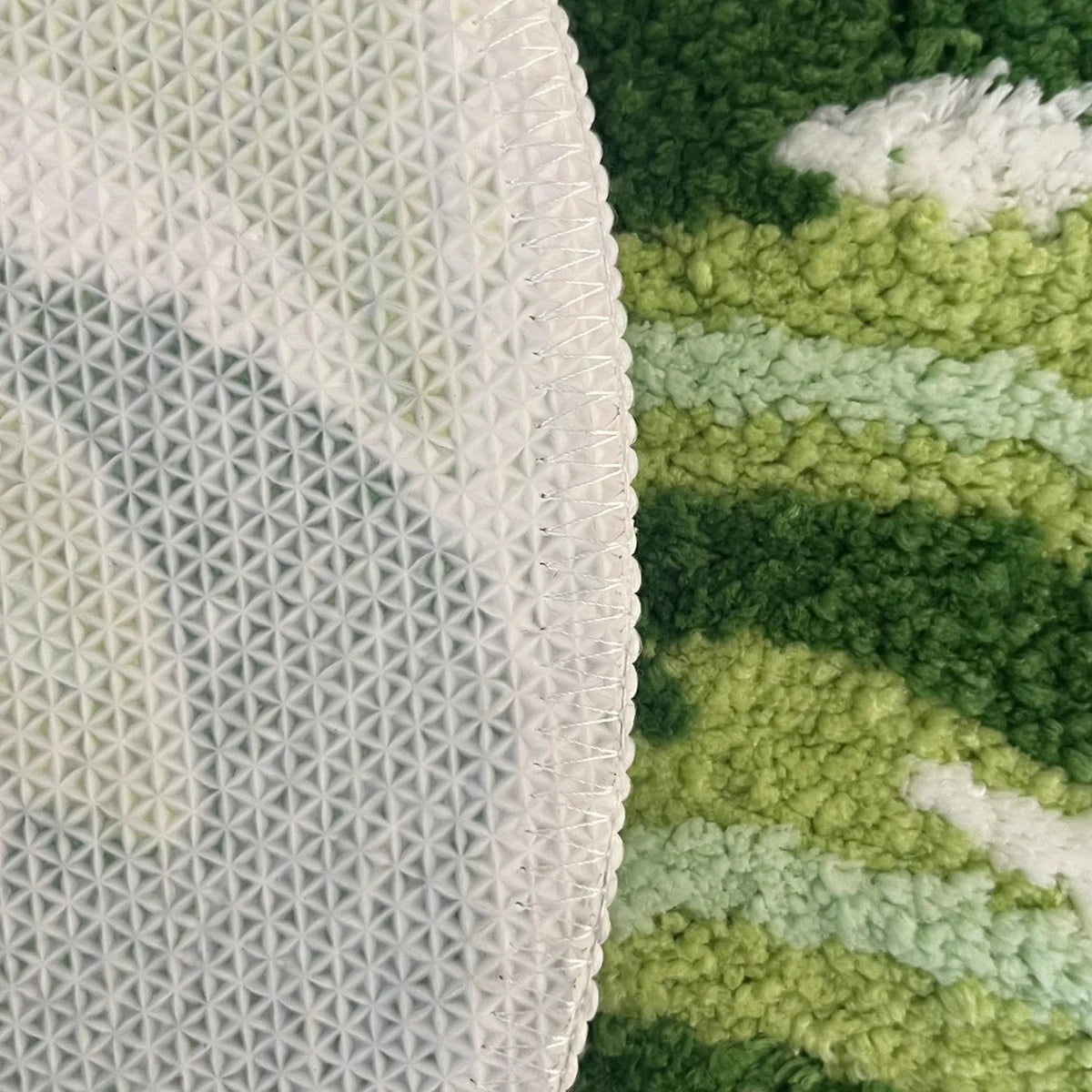 Monstera Leaf Tufted Non-Slip Rug