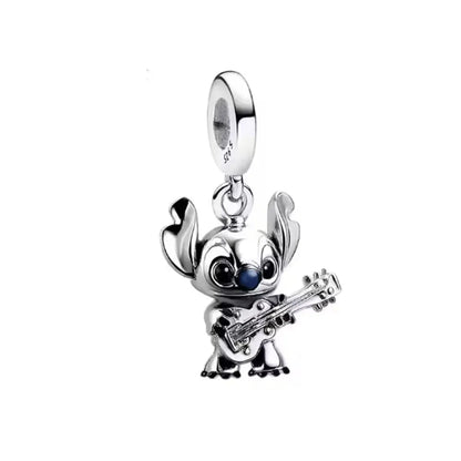 Disney 925 Silver Puppy Charm Bead For Bracelet Jewelry