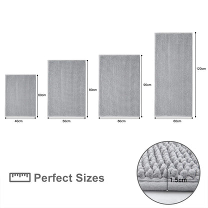 Olanly Chenille Soft Absorbent Bath Mat