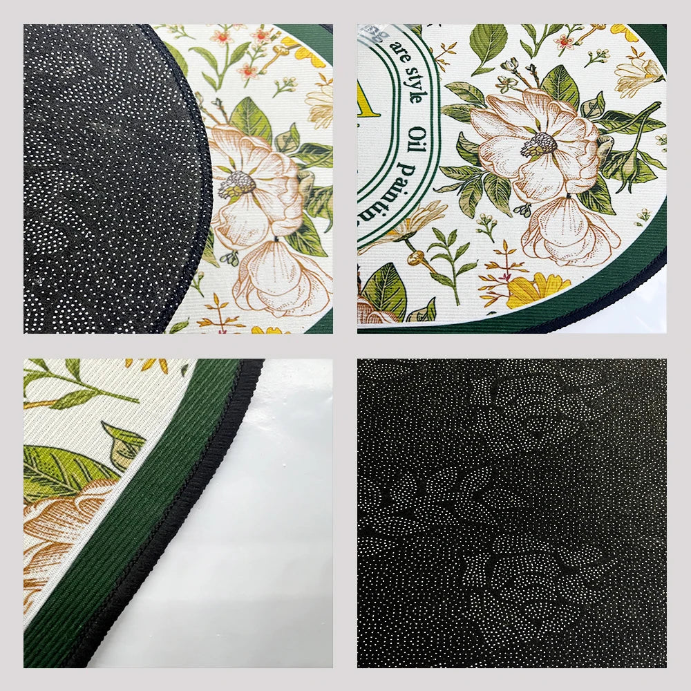 Non-Slip Kitchen Mat Long Crystal Velvet Rug Absorbent Foot Mat Bedroom Living Room Doormat Small Carpet Home Decor