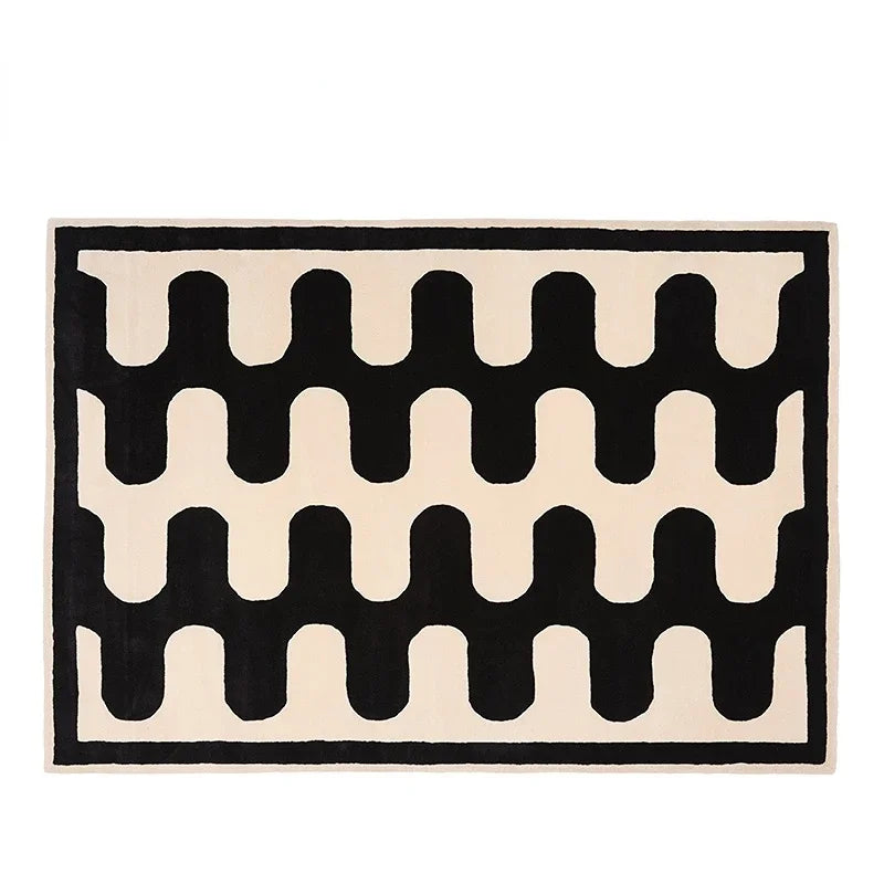 Nordic Vintage Irregular Washable Soft Area Rug