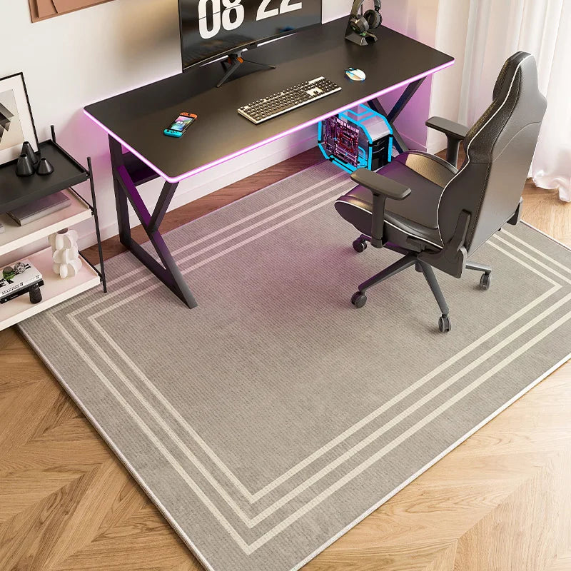 VIKAMA Swivel Chair Mat Gaming Office Bedroom Study Non-Slip Floor Carpet