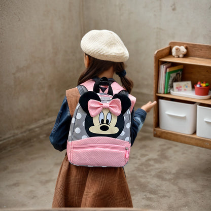 Disney Minnie Pink Kindergarten Backpack For Kids