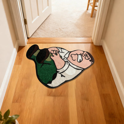 VIKAMA Creative Cartoon Carpet Soft Comfortable Kids Bedroom Living Room Floor Mat