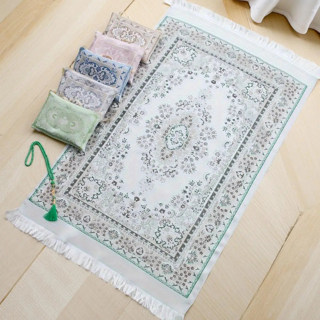 Muslim prayer rug gift set