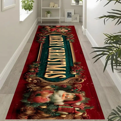 VIKAMA Christmas Themed Anti-Slip Floor Mat