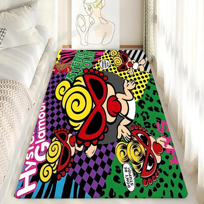 VIKAMA Washable Non-Slip Kids Room Rug