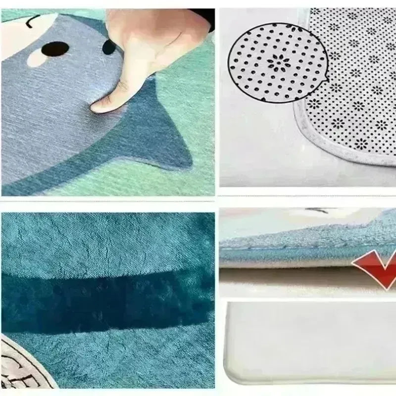 Drum Rug Non-Slip Shock-Absorbing Soundproof Mat for Electronic & Acoustic Drums Music Studio Home Carpet