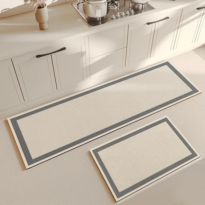 Super absorbent anti-slip bath mat